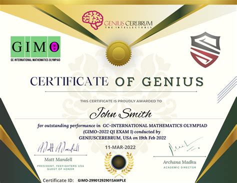 FREE ONLINE PREPARATION PORTAL along with this subscription. . Genius cerebrum maths olympiad 2022 results